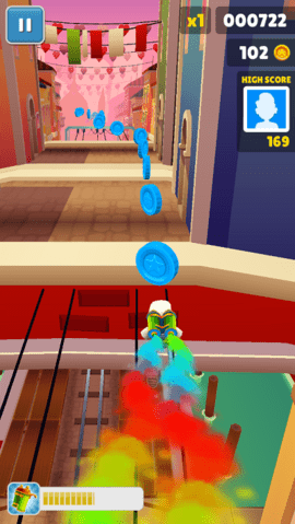 地铁跑酷蓝色金币版本