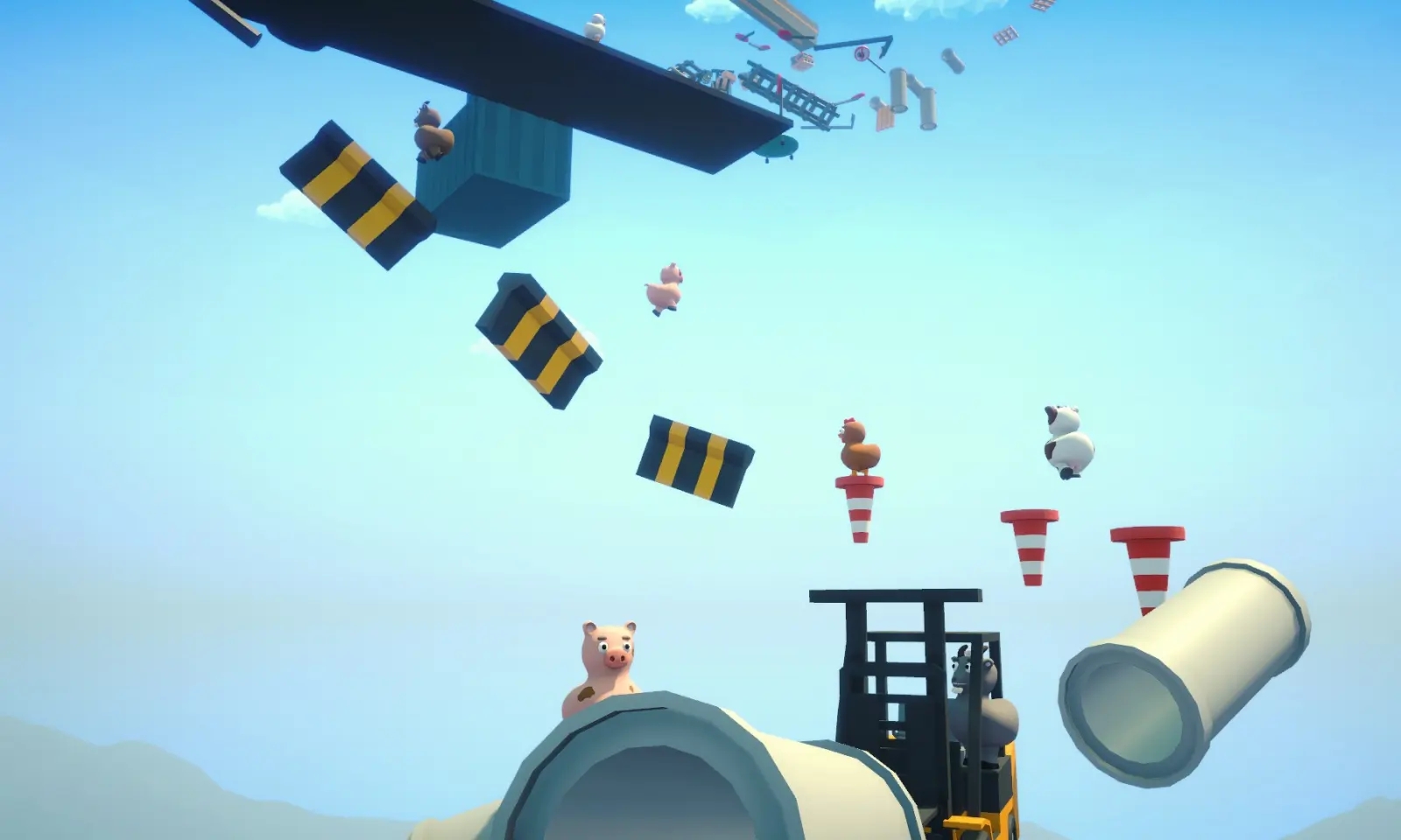 攀爬动物在一起游戏